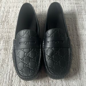 Black GUCCI Loafers Size 5